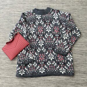 Dana Scott Vintage Oversized Long Sleeve Crew Neck Pullover  Sweater Large